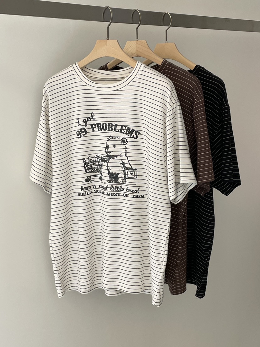 MONE-A直郵韓國代購女裝新品24秋冬熱賣職業推薦真品T恤HOWFFT恤