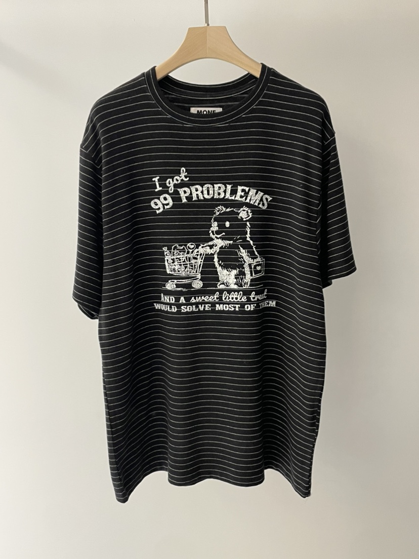 MONE-A直郵韓國代購女裝新品24秋冬熱賣職業推薦真品T恤HOWFFT恤圖色3