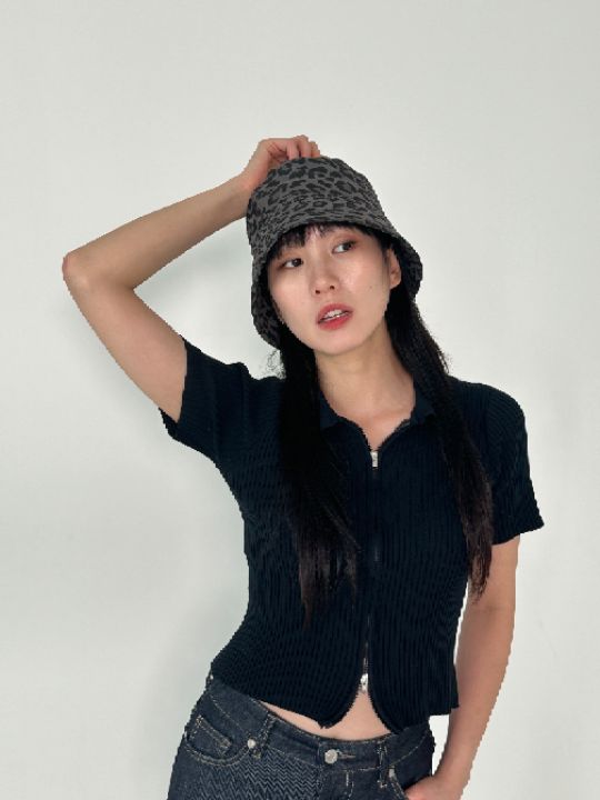 MONCO韓國直郵東大門實拍女裝新品24秋冬時尚熱賣休閑帽子TROIS DE LEI帽子