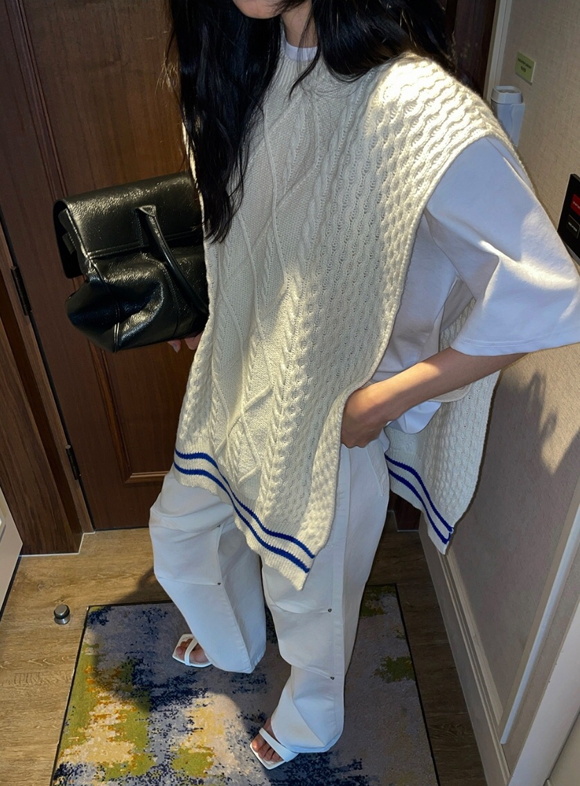PAIRING韓國直郵東大門實拍女裝新款人氣24秋冬休閑吊帶背心PAIRING吊帶/背心