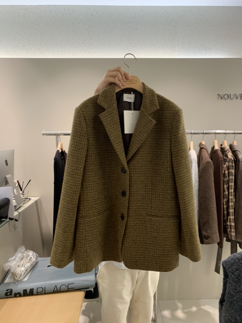 NOUVEAU韓國直郵東大門代購女裝新款職業人氣真品熱賣休閑夾克NOUVEAU夾克