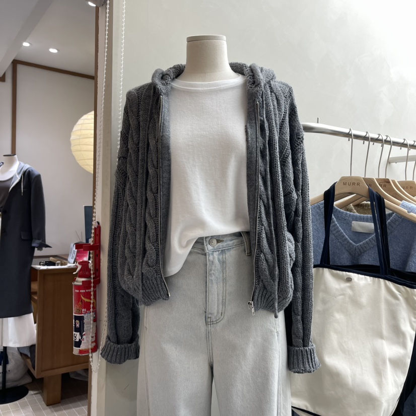 MURR直郵韓國代購女裝新品真品推薦人氣24秋冬時尚針織衫MURR針織衫