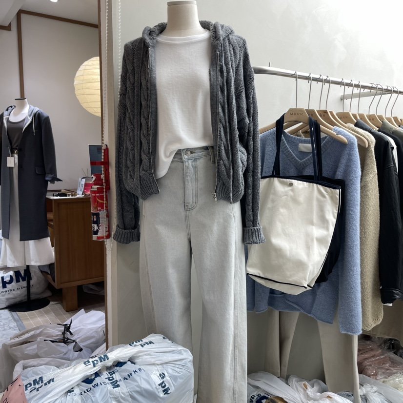MURR直郵韓國代購女裝新品真品推薦人氣24秋冬時尚針織衫MURR針織衫