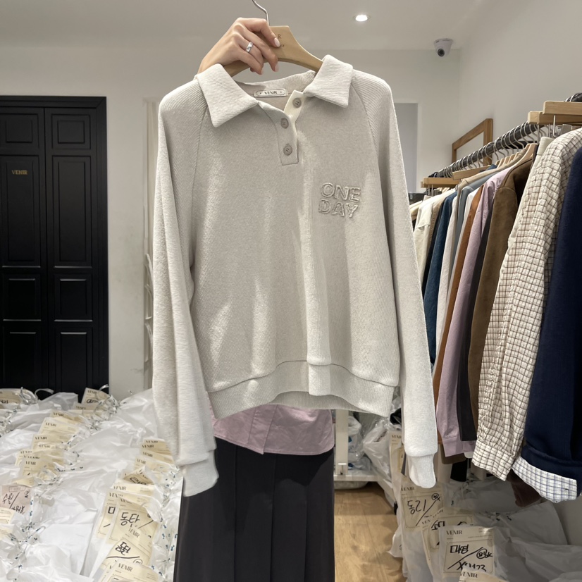 VENIR-A韓國直郵東大門代購女裝新品24秋冬熱賣休閑衛衣VENIR-a衛衣圖色3
