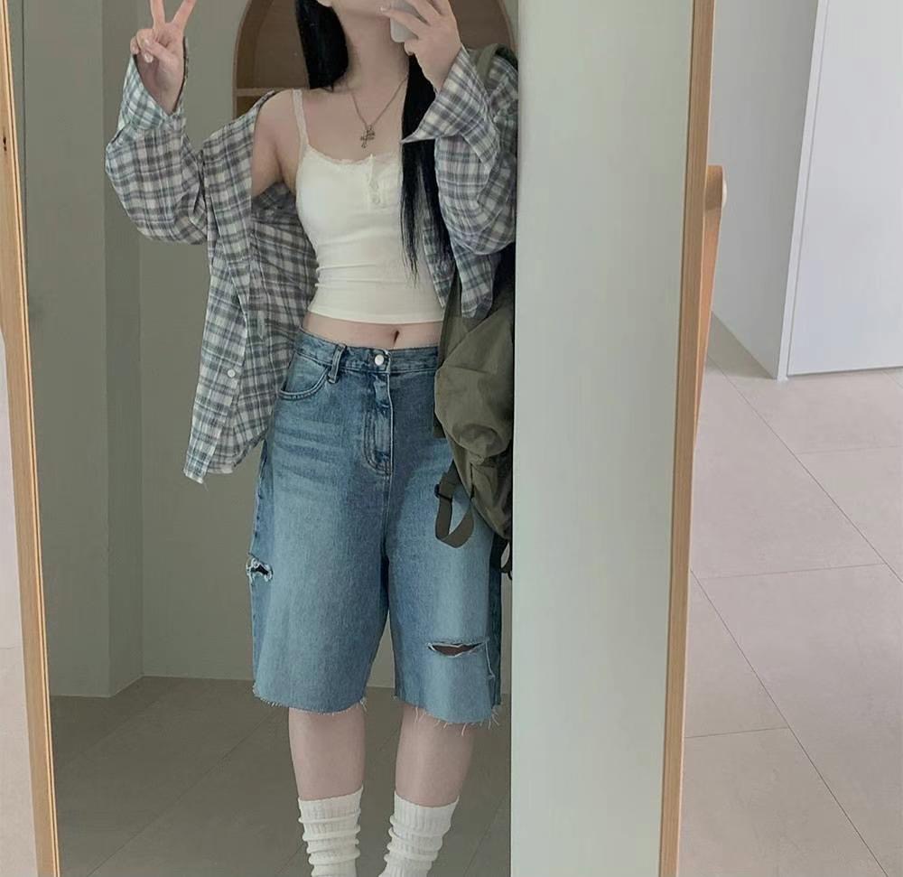 CYLINDER韓國直郵東大門實拍女裝新款推薦人氣時尚襯衫蕾絲衫CYLINDER襯衫/蕾絲衫