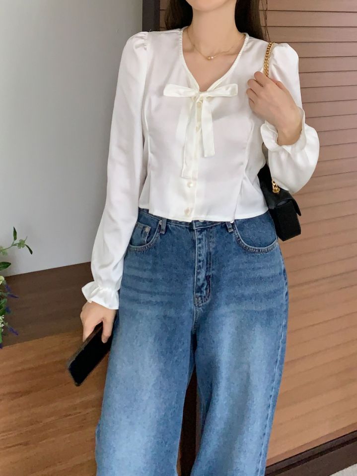 CRONG韓國直郵東大門代購女裝新品職業真品休閑推薦襯衫蕾絲衫ZEST-2件起訂襯衫/蕾絲衫