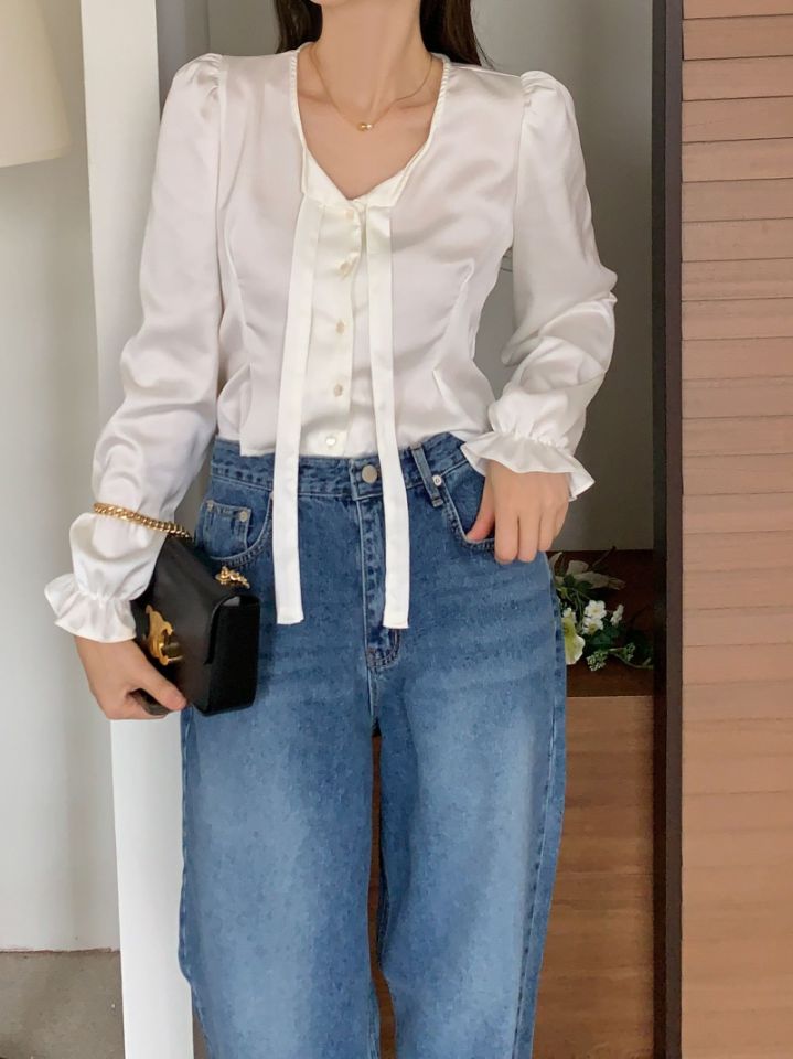 CRONG韓國直郵東大門代購女裝新品職業真品休閑推薦襯衫蕾絲衫ZEST-2件起訂襯衫/蕾絲衫