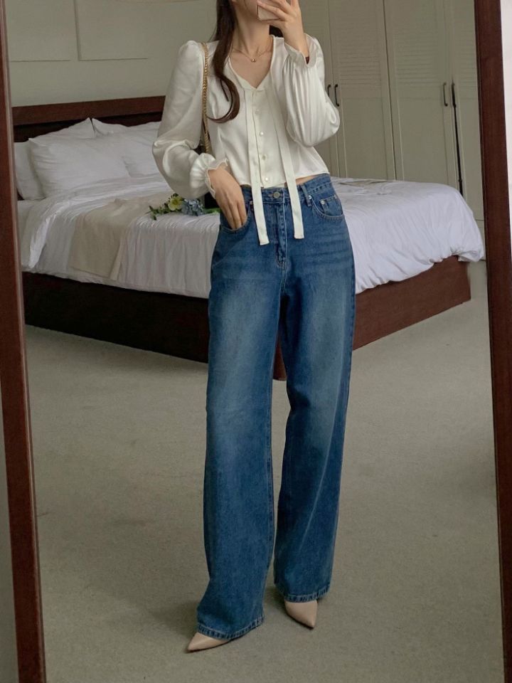 CRONG韓國直郵東大門代購女裝新品職業真品休閑推薦襯衫蕾絲衫ZEST-2件起訂襯衫/蕾絲衫