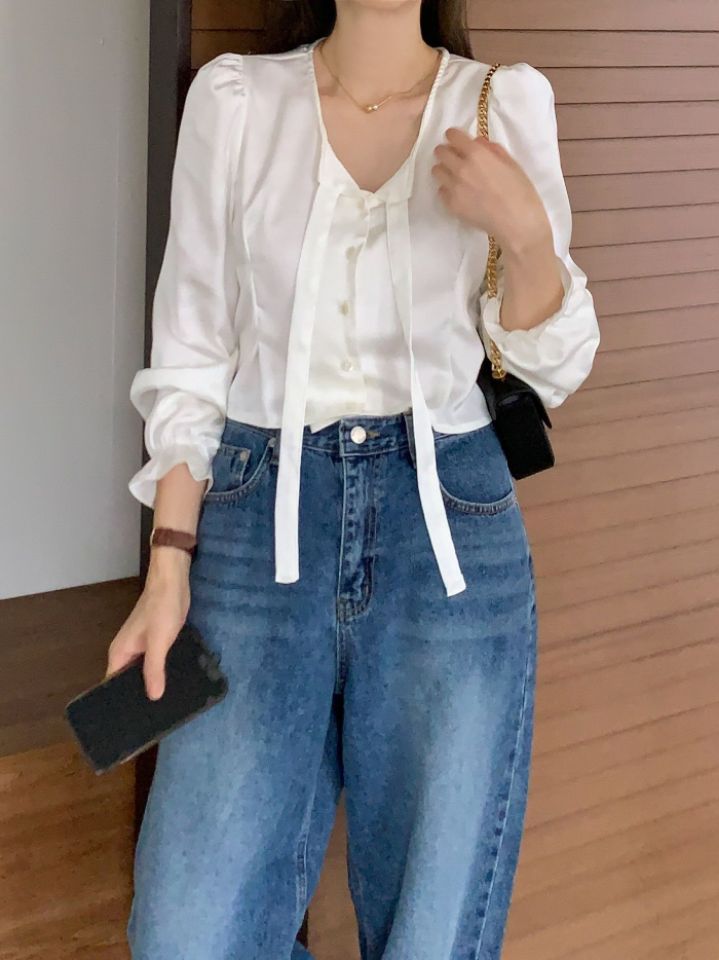 CRONG韓國直郵東大門代購女裝新品職業真品休閑推薦襯衫蕾絲衫ZEST-2件起訂襯衫/蕾絲衫