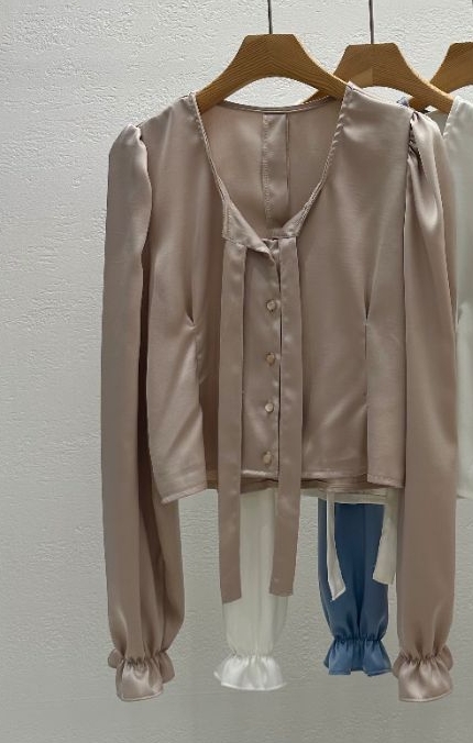 CRONG韓國直郵東大門代購女裝新品職業真品休閑推薦襯衫蕾絲衫ZEST-2件起訂襯衫/蕾絲衫圖色1