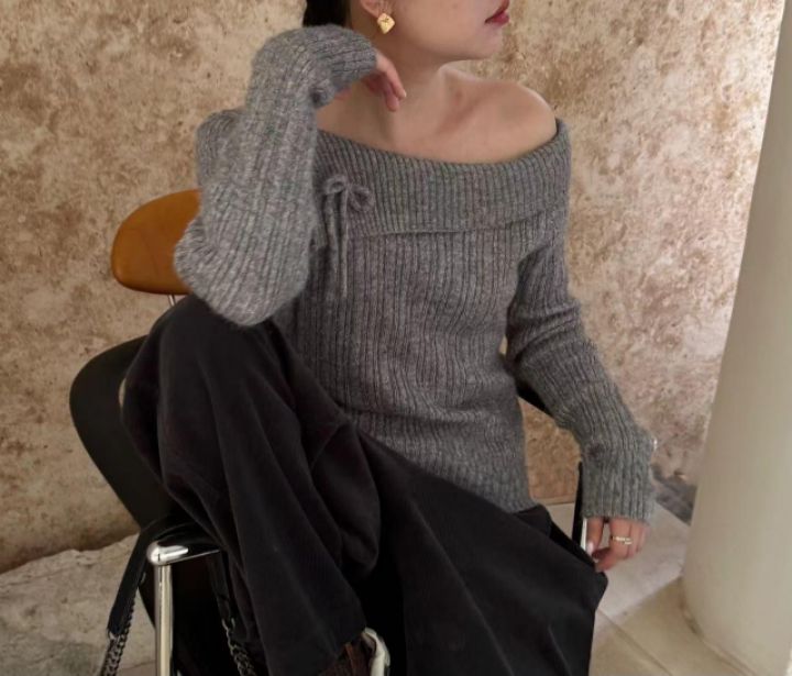 CRONG直郵韓國代購女裝新款熱賣時尚推薦人氣職業真品針織衫CRONG針織衫圖色2