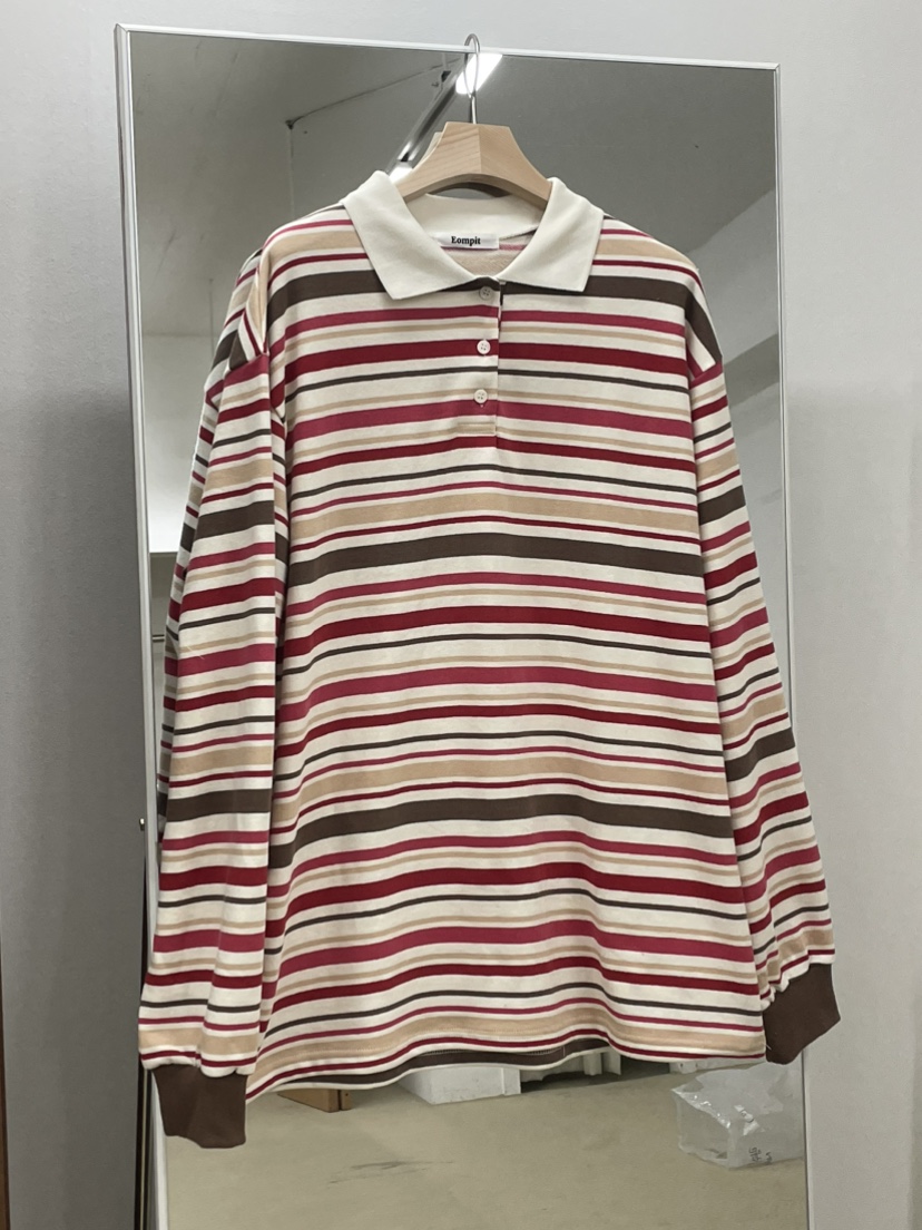 EOMPIT韓國直郵女裝新款真品熱賣休閑推薦24秋冬時尚長袖T恤EOMPIT長袖T恤