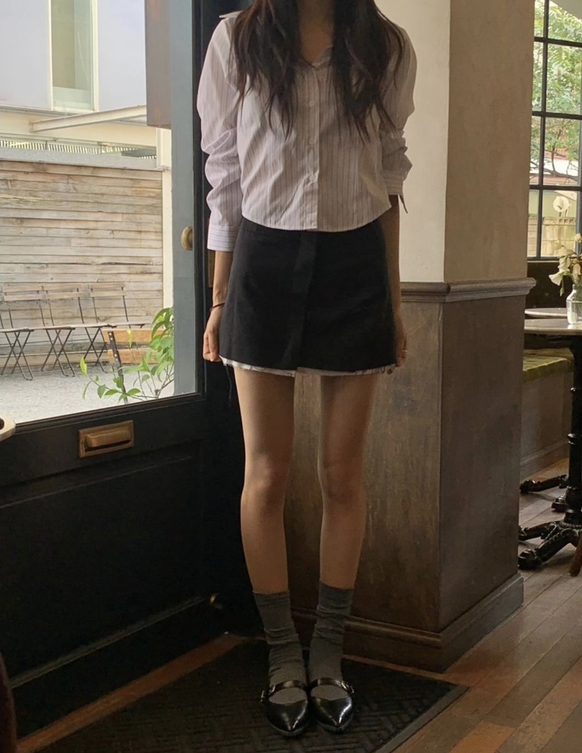 EOMPIT韓國直郵女裝新品時尚職業人氣真品熱賣推薦休閑短裙EOMPIT短裙