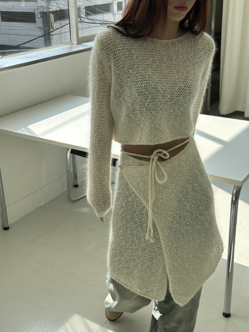 NAME VALUE韓國直郵東大門代購女裝新款24秋冬半身裙中短裙OVER NEAR半身裙/中短裙