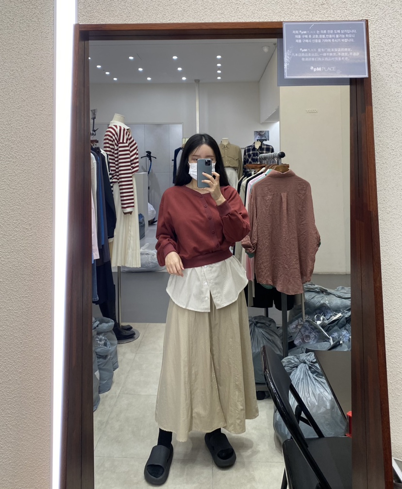 REMOOD韓國直郵東大門實拍女裝新款休閑推薦真品熱賣24秋冬衛衣FRENCH DOOR衛衣