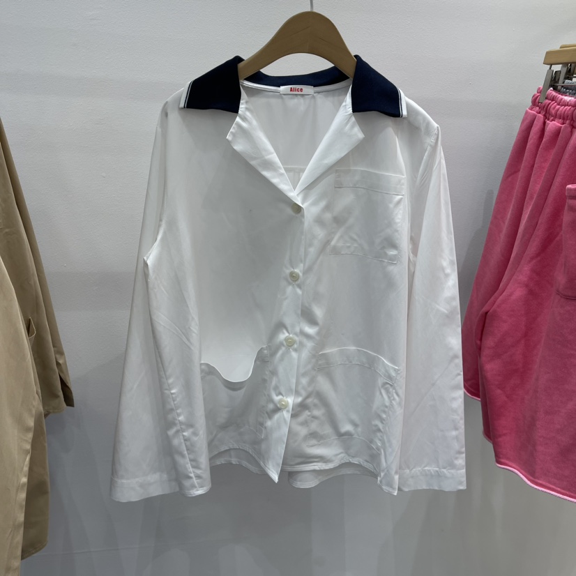 plat/ALICE N GIA韓國直郵東大門代購女裝新品時尚襯衫蕾絲衫Platseoul/ALICE N GIA襯衫/蕾絲衫圖色4
