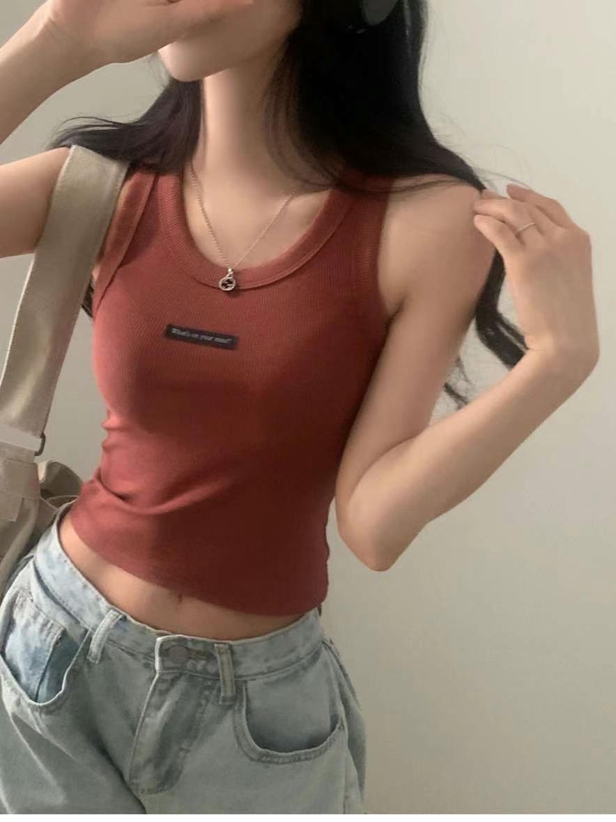 OUTT韓國直郵東大門代購女裝新品人氣休閑時尚熱賣吊帶背心OUTT吊帶/背心圖色2