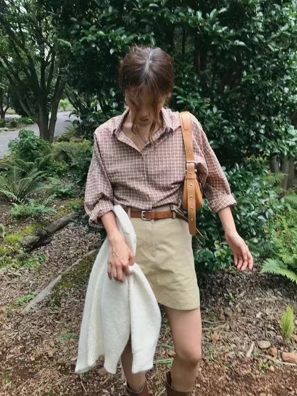 BRICK韓國直郵東大門代購女裝新款職業時尚24秋冬襯衫蕾絲衫BRICK襯衫/蕾絲衫