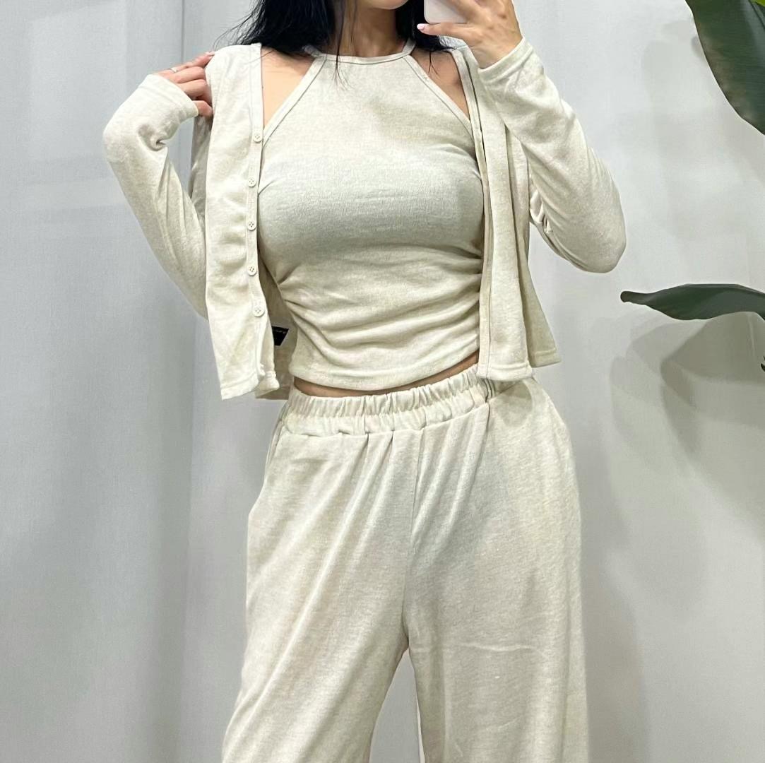 GANJI-ot韓國直郵女裝新品休閑人氣真品24秋冬時尚熱賣套裝GANJI-ot套裝圖色4
