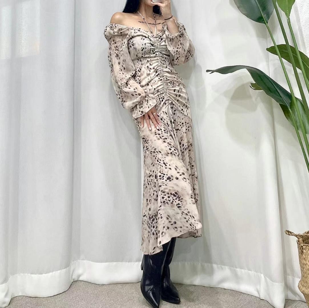 GANJI-ot直郵韓國代購女裝新品休閑熱賣職業24秋冬連衣裙GANJI-ot連衣裙