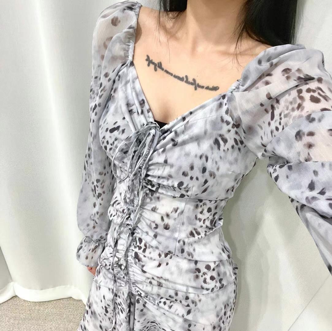 GANJI-ot直郵韓國代購女裝新品休閑熱賣職業24秋冬連衣裙GANJI-ot連衣裙