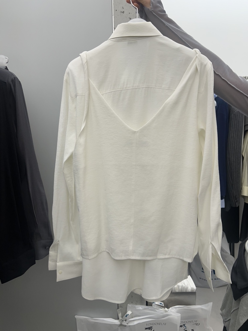 LONDON FLAT韓國直郵東大門代購女裝新品休閑熱賣襯衫蕾絲衫LONDON FLAT襯衫/蕾絲衫