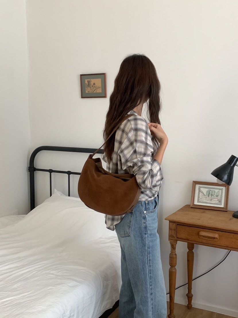 HOSA直郵韓國代購女裝新款熱賣真品人氣24秋冬單肩斜跨包HOSA單肩/斜跨包