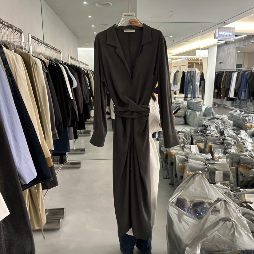 MAISONSTAFF/LE SMOKING直郵韓國代購女裝新款24秋冬連衣裙MAISONSTAFF連衣裙圖色2