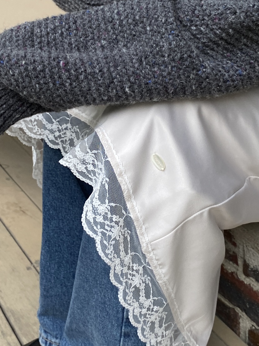 OURS韓國直郵東大門實拍女裝新款24秋冬熱賣半身裙中短裙OURS半身裙/中短裙