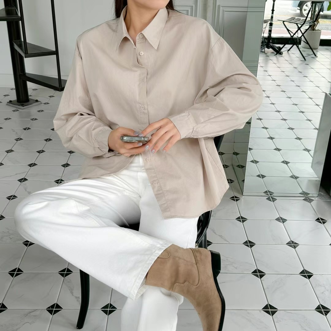 VERY GOOD韓國直郵東大門實拍女裝新品人氣24秋冬襯衫蕾絲衫VERY GOOD襯衫/蕾絲衫
