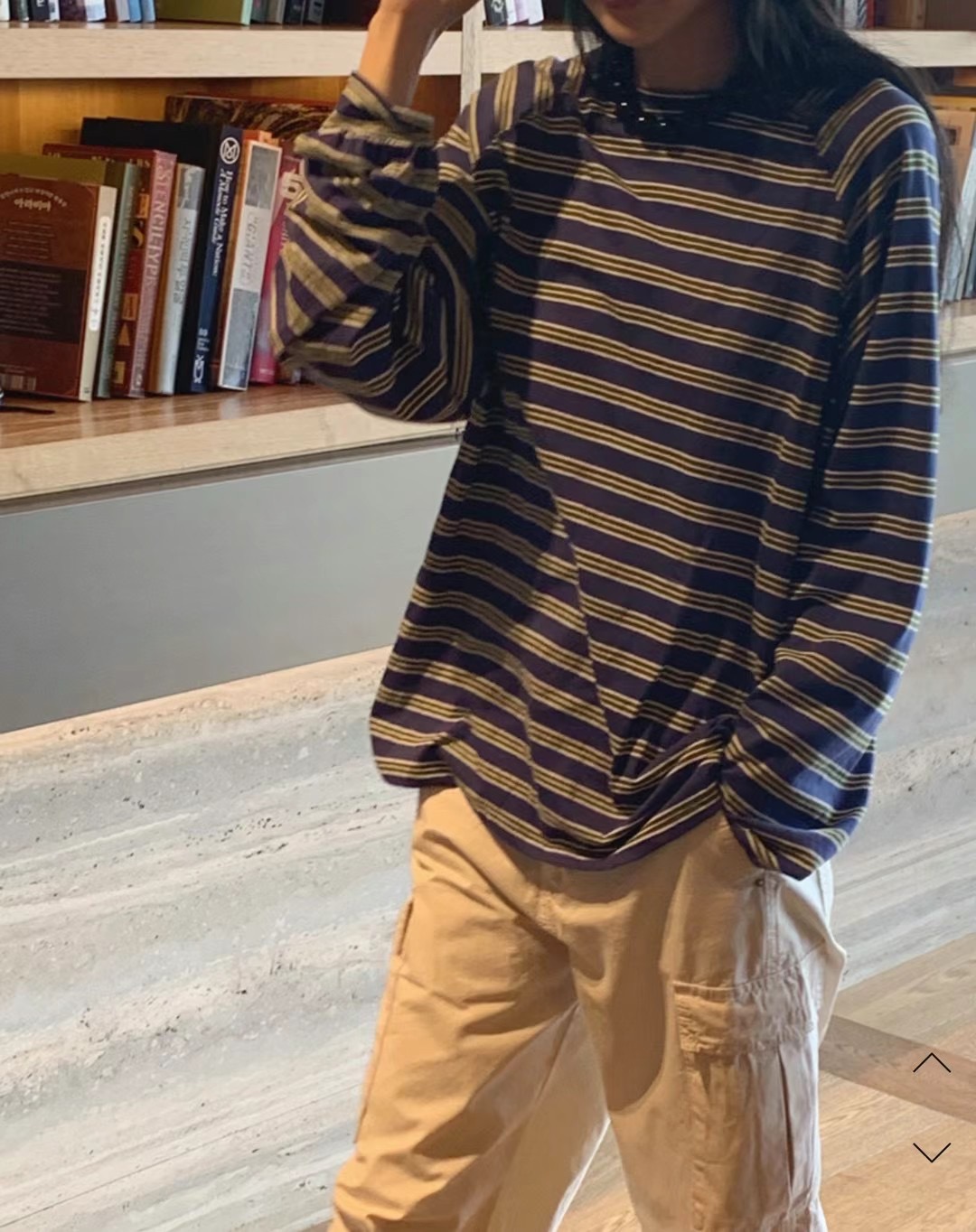 BABY PUSH韓國直郵東大門代購女裝新品真品推薦人氣長袖T恤BABY PUSH長袖T恤圖色3