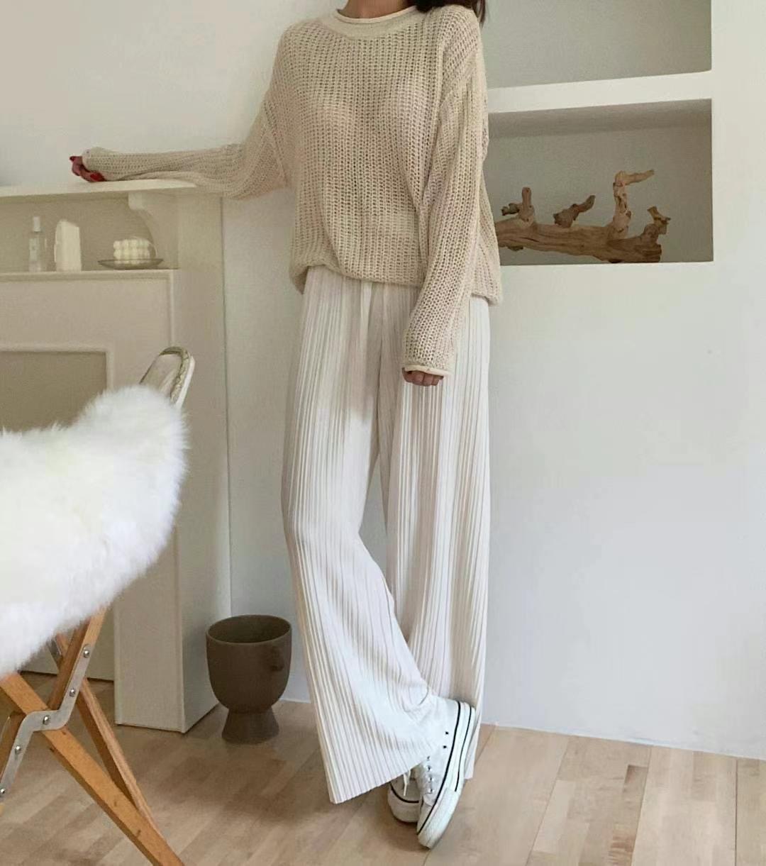 LEOPARD韓國直郵女裝新品24秋冬人氣職業真品時尚休閑休閑褲LEOPARD休閑褲