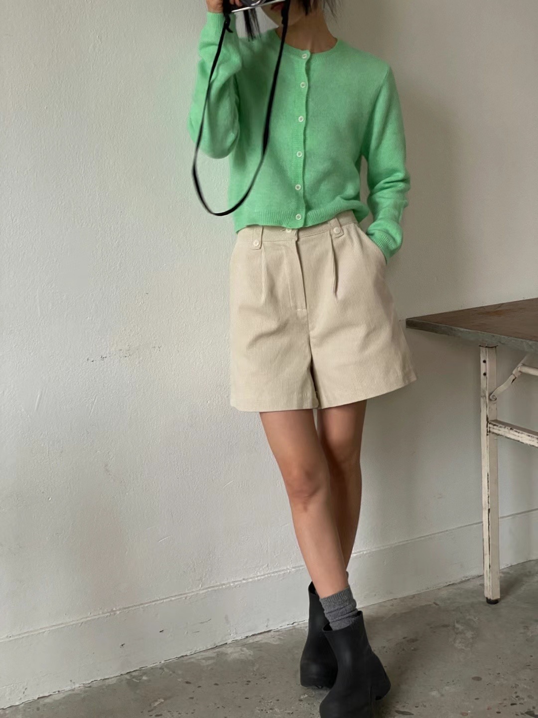 BABY PUSH韓國直郵女裝新款職業時尚24秋冬推薦真品短褲BABY PUSH短褲
