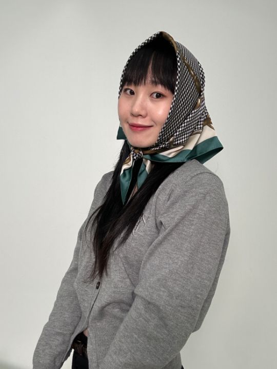 MONCO韓國直郵女裝新品熱賣24秋冬真品職業推薦時尚圍巾披肩TROIS DE LEI圍巾/披肩圖色2