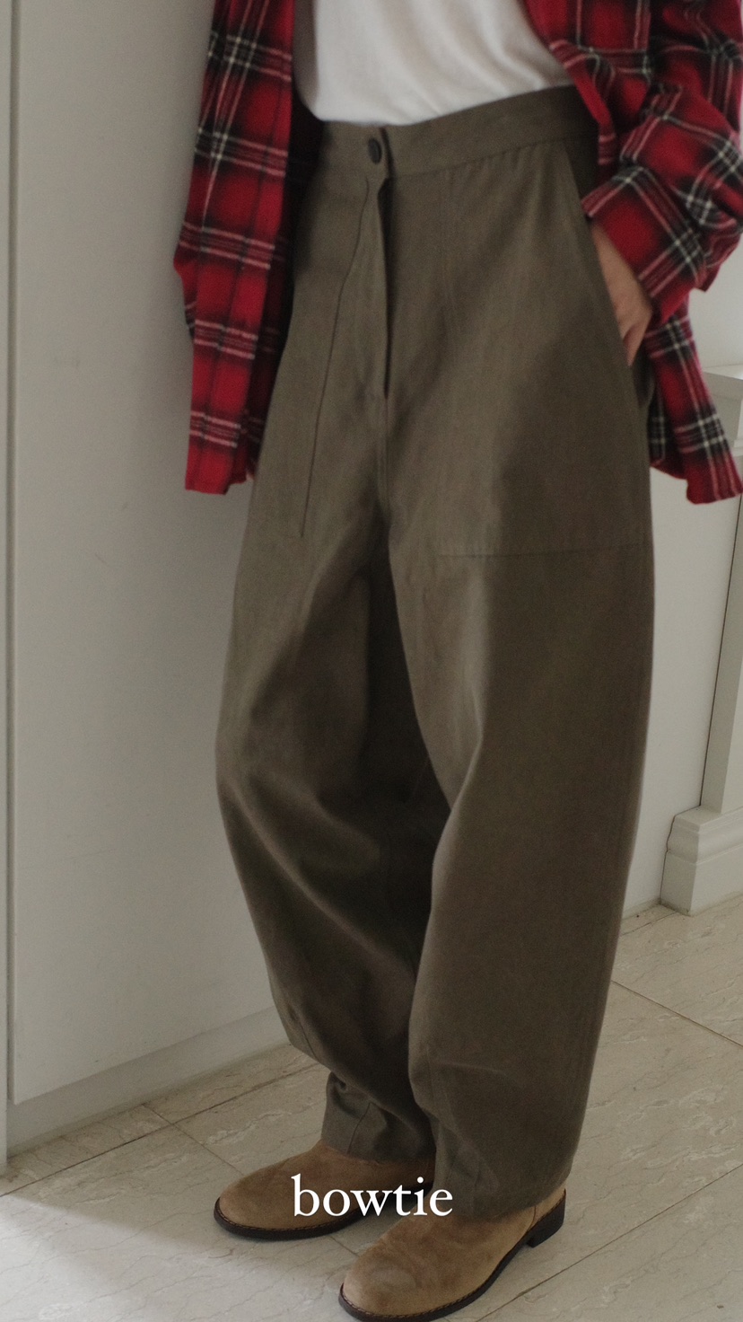 BOWTIE韓國直郵女裝新款休閑時尚真品熱賣人氣24秋冬休閑褲GLITTER休閑褲