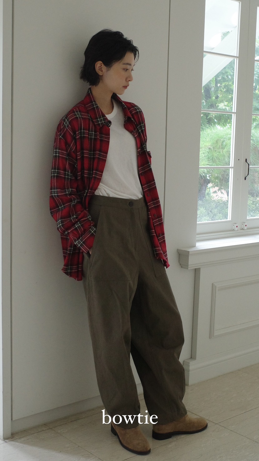 BOWTIE韓國直郵女裝新款休閑時尚真品熱賣人氣24秋冬休閑褲GLITTER休閑褲