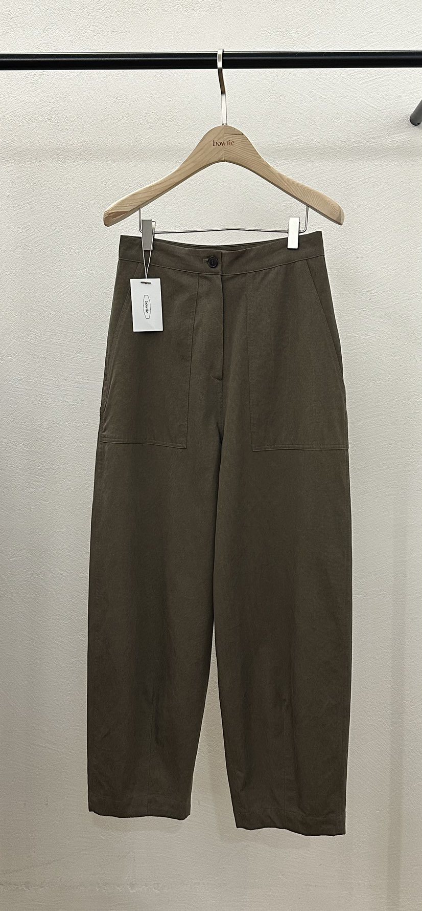 BOWTIE韓國直郵女裝新款休閑時尚真品熱賣人氣24秋冬休閑褲GLITTER休閑褲圖色1