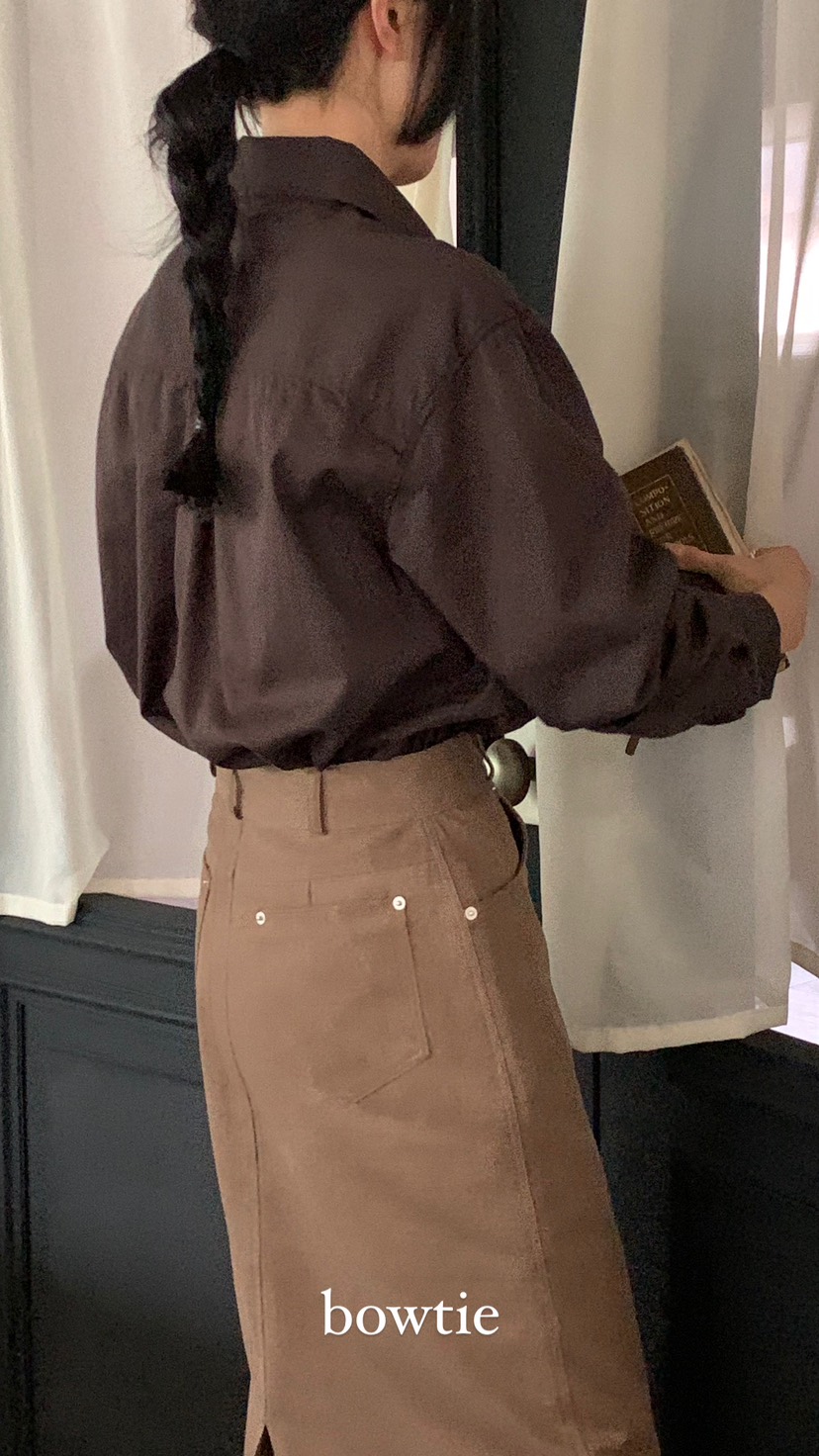 BOWTIE韓國直郵東大門實拍女裝新品休閑熱賣人氣襯衫蕾絲衫GLITTER襯衫/蕾絲衫