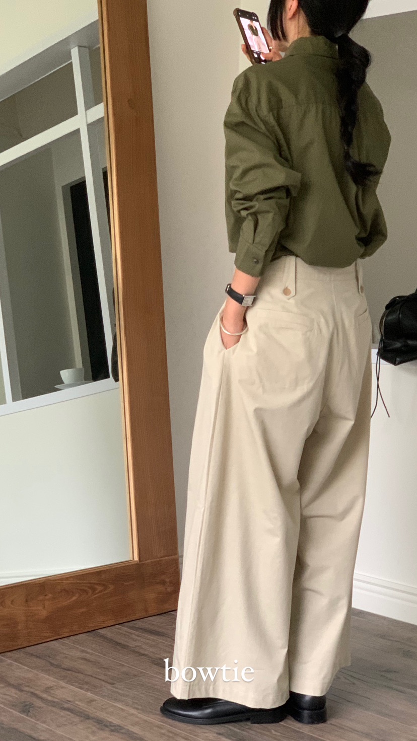 BOWTIE韓國直郵東大門實拍女裝新品休閑熱賣人氣襯衫蕾絲衫GLITTER襯衫/蕾絲衫