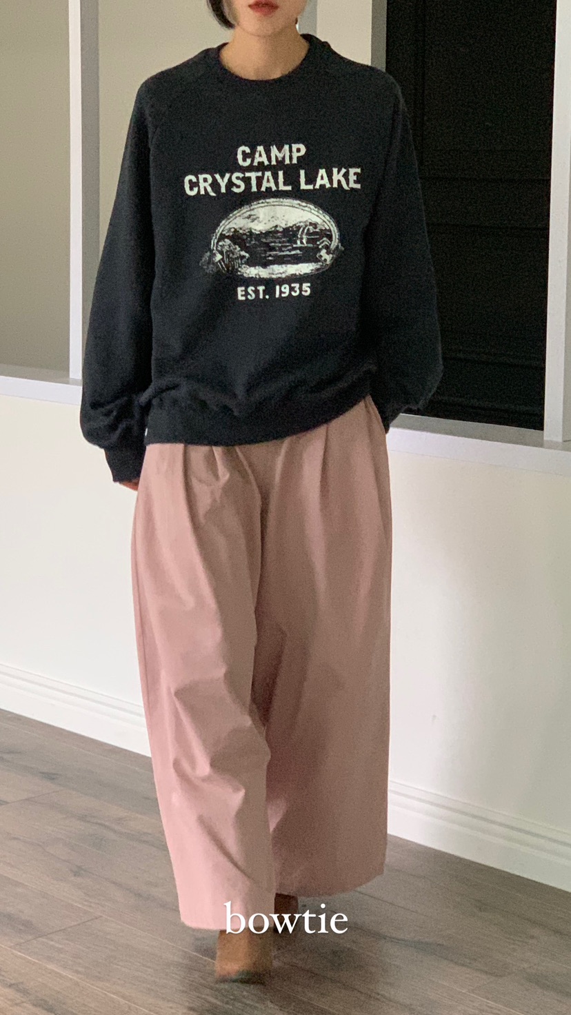 BOWTIE韓國直郵女裝新品職業人氣熱賣時尚真品推薦休閑休閑褲GLITTER休閑褲