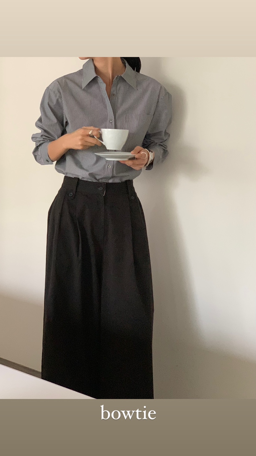 BOWTIE韓國直郵女裝新品職業人氣熱賣時尚真品推薦休閑休閑褲GLITTER休閑褲