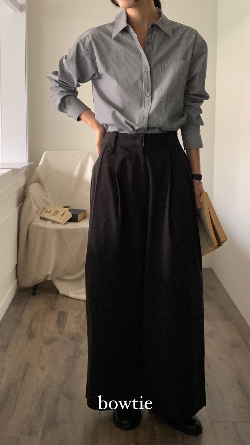 BOWTIE韓國直郵女裝新品職業人氣熱賣時尚真品推薦休閑休閑褲GLITTER休閑褲
