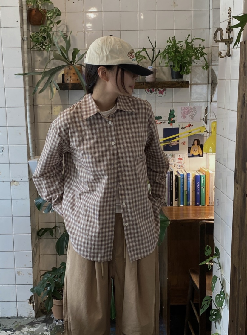 EOMPIT韓國直郵女裝新款真品職業時尚熱賣24秋冬襯衫蕾絲衫EOMPIT襯衫/蕾絲衫