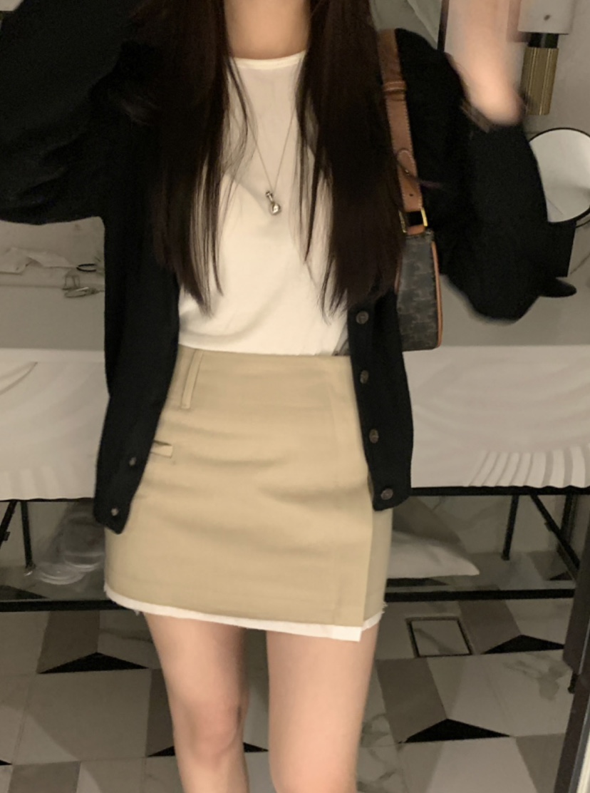 EOMPIT韓國直郵東大門代購女裝新款人氣時尚熱賣推薦休閑短裙EOMPIT短裙
