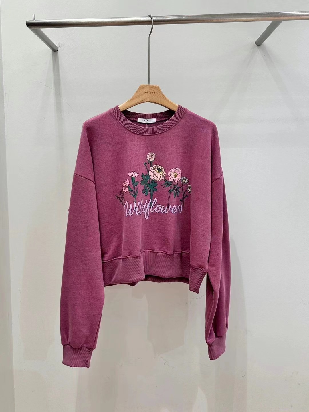 VOLANT韓國直郵女裝新品熱賣職業推薦人氣時尚休閑24秋冬衛衣VOLANT衛衣圖色2