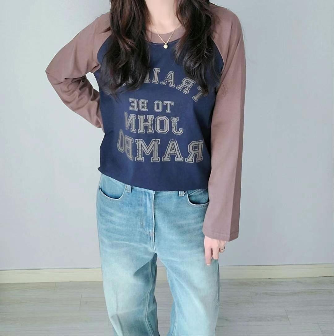 SSEN-쎈-T韓國直郵東大門代購女裝新品人氣休閑推薦長袖T恤SSEN-쎈-T長袖T恤圖色3