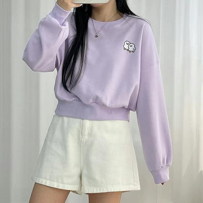 BLACK SUGAR韓國直郵女裝新品時尚真品休閑職業人氣衛衣短款BLACK SUGAR衛衣