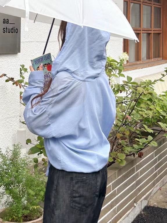 DAYDAY韓國直郵東大門實拍女裝新品24秋冬襯衫蕾絲衫透視DAYDAY襯衫/蕾絲衫