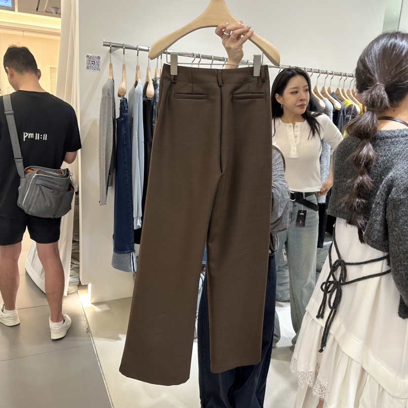 render韓國直郵女裝新款休閑人氣真品熱賣時尚職業休閑褲腰帶RENDER休閑褲