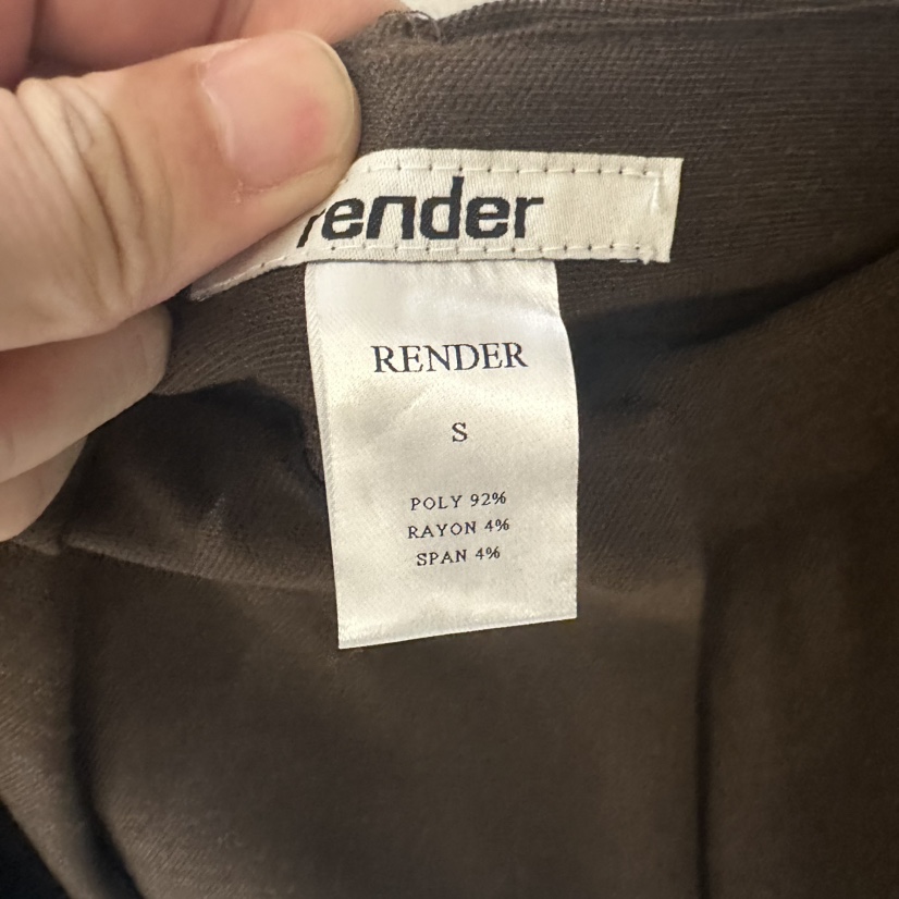 render韓國直郵女裝新款休閑人氣真品熱賣時尚職業休閑褲腰帶RENDER休閑褲